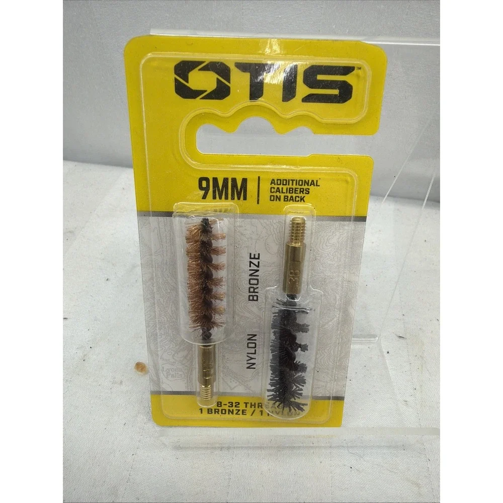 OTIS 9mm CALIBER BORE BRUSH/MOP COMBO PACK